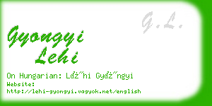 gyongyi lehi business card